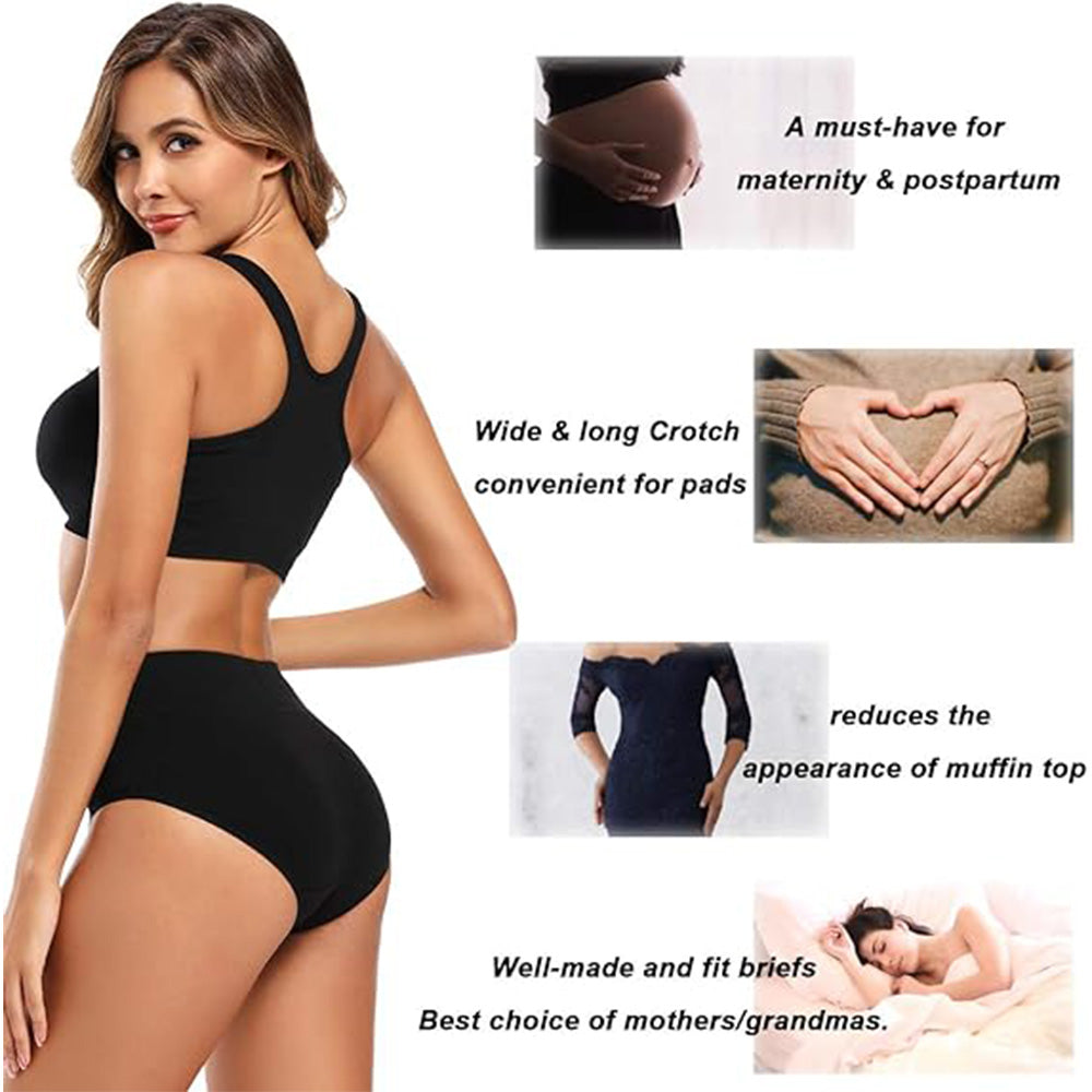 🔥Buttery Soft Everyday! High Waist Panties w/ Full Coverage✨ Seamless Cotton Underwear💫 No Dig In Waistband | TikTok’s Comfort Obsessed 🔥Buttery Soft Everyday! High Waist Panties w/ Full Coverage✨ Seamless Cotton Underwear💫 No Dig In Waistband | TikTok’s Comfort Obsessed